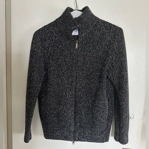 Everlane Fisherman’s Wool Zip Cardigan Sweater Size Medium